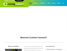 Tablet Screenshot of customconnect.nl